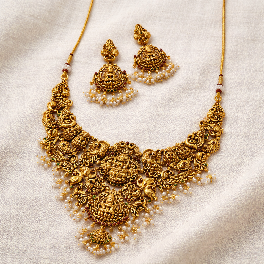 Lakshmi bridal necklace set