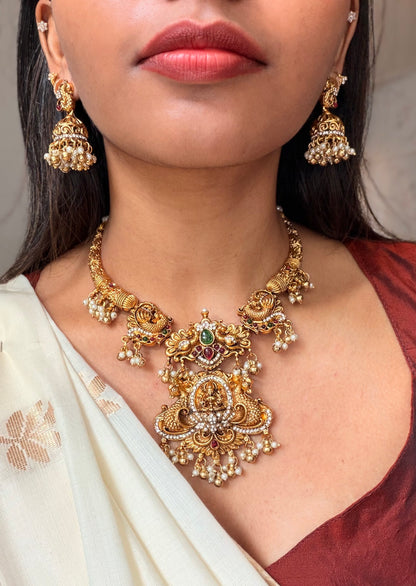 Lakshmi grand necklace set