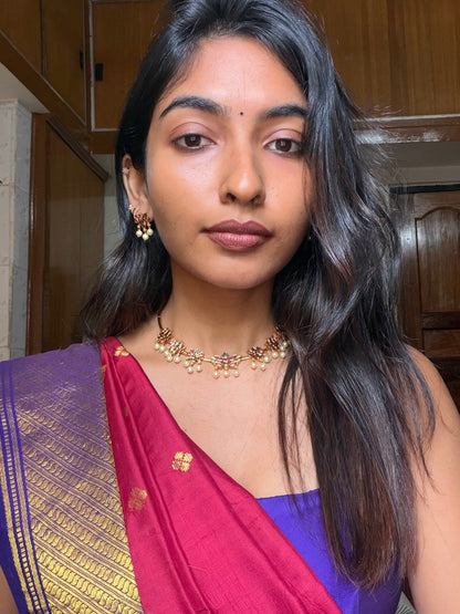 Lotus necklace set