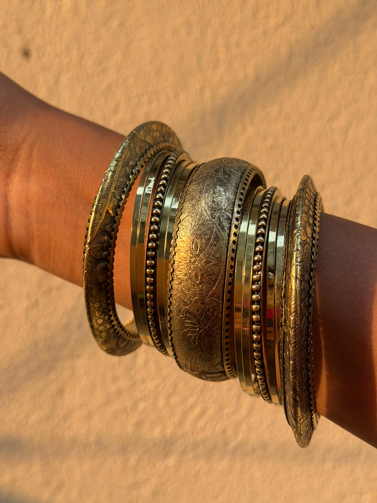 Metal bangles set(13 bangles set)