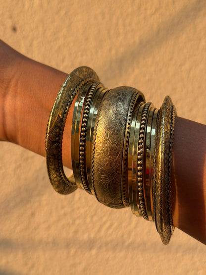 Metal bangles set(13 bangles set)