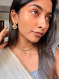 Vintage white stone set