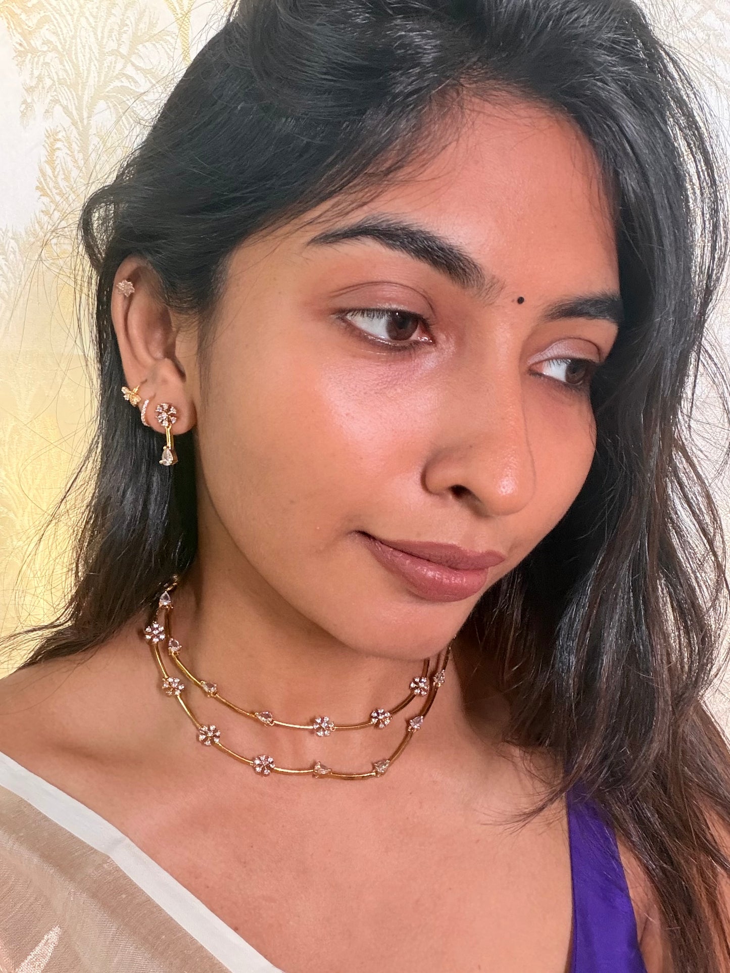 Double layered stone set