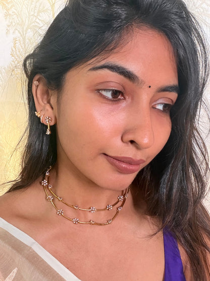 Double layered stone set
