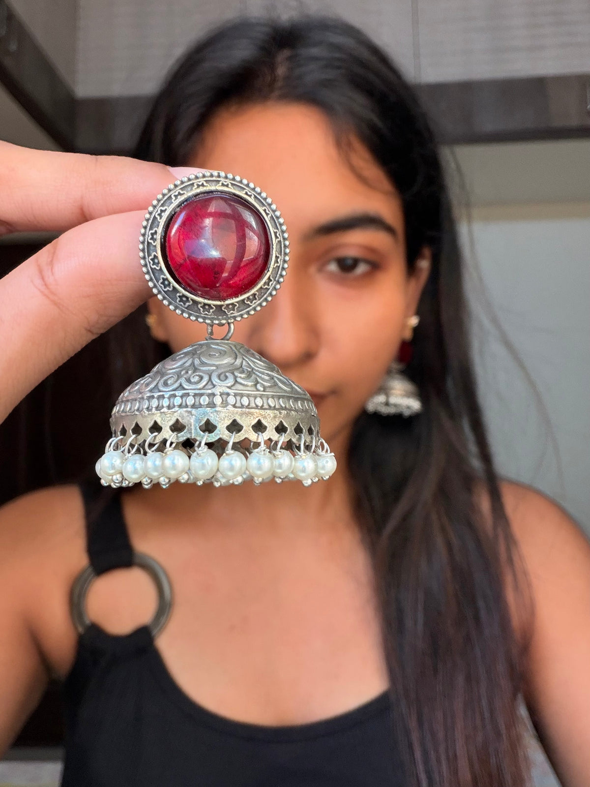 Premium oxidised Jumka