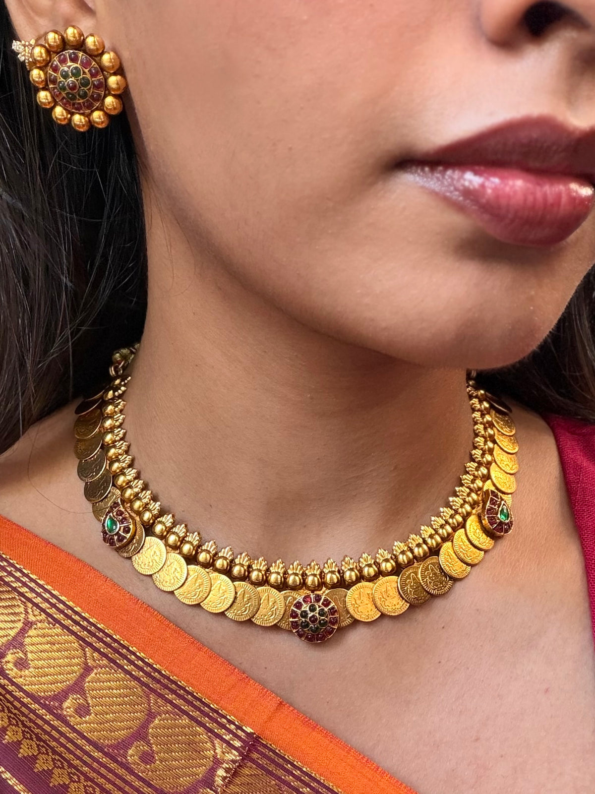 Coin with kemp necklace