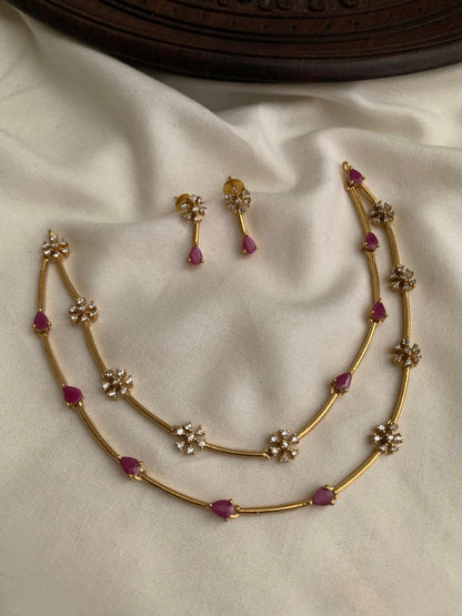 Double layered stone set