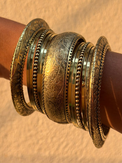 Metal bangles set(13 bangles set)
